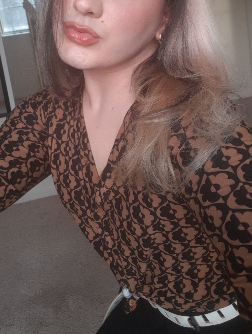 Mod Floral Blouse
